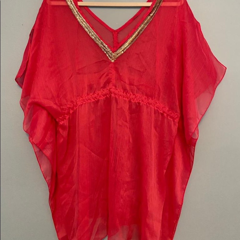 Hot Pink Beach Coverup